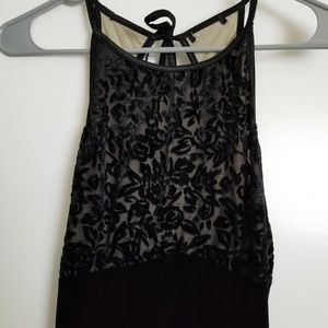 Black Velvet Formal Gown